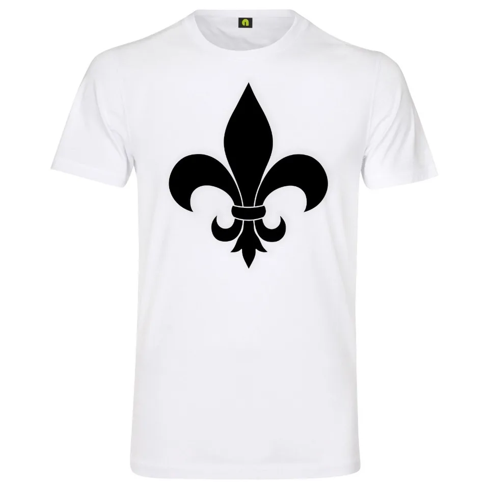 Tričko Fleur de Lys LIS | Kvet Blume | Lily | LeBen nový letný štýl muži s krátkym rukávom Príčinné tričko